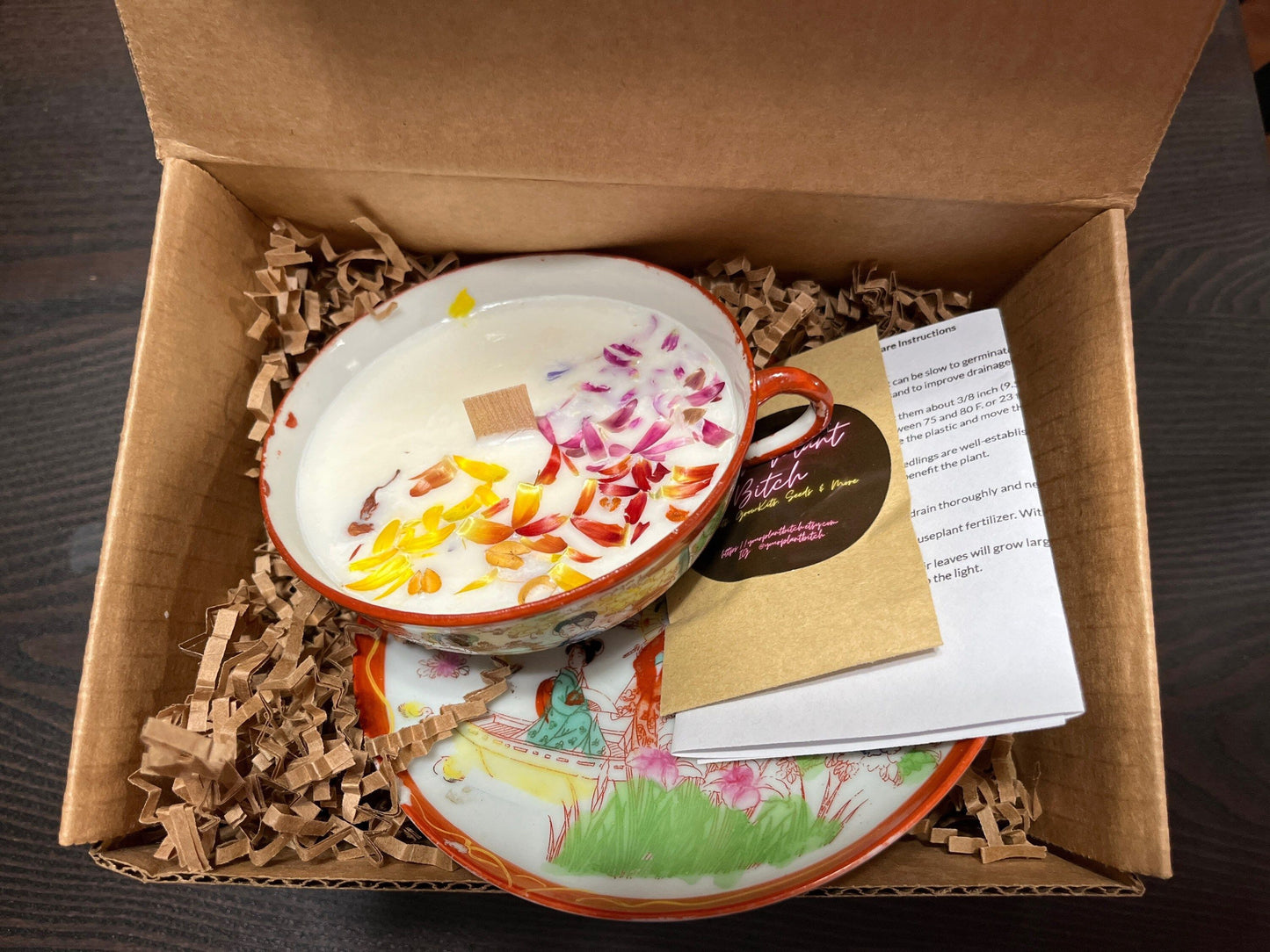 Antique Japanese Geisha Candle ~ Gift Box ~ Present ~ Holiday Gift ~ Special Occasion ~ Gift Idea ~ Christmas ~ Gift ~ Stocking Stuffer