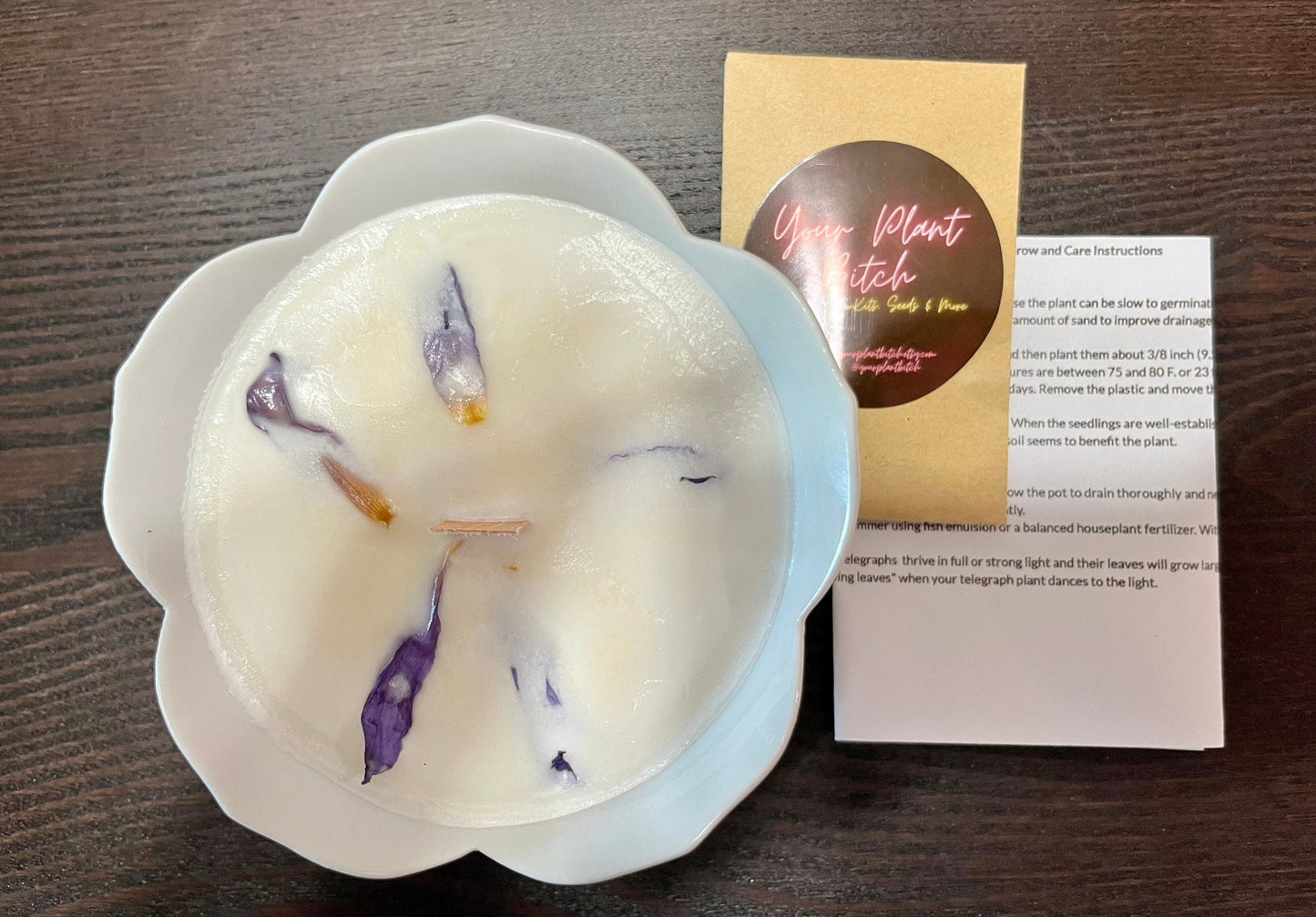 White Lotus Candle ~ Gift Box ~ Presents ~ Thank You ~ Holiday Gift ~ Special Occasion ~ Gift Ideas ~ Christmas ~ Gifts ~Stocking Stuffer