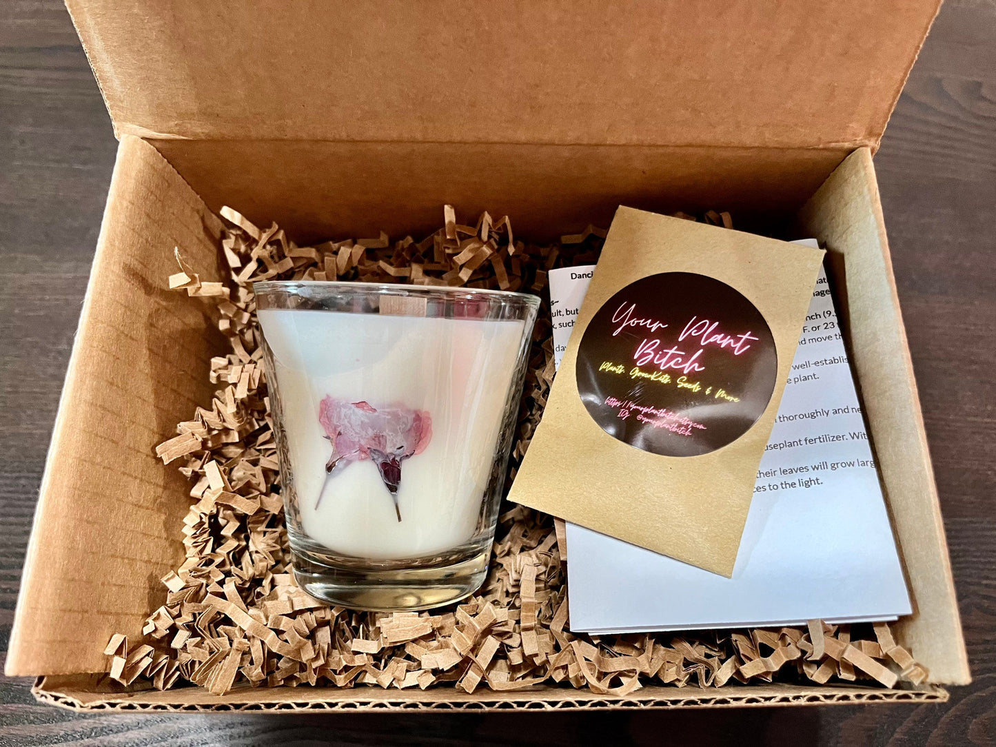 Japanese Sakura Soy Candle ~ Glass Votive ~ Gift Box ~ Present ~ Holiday Gift ~ Gift Idea ~ Christmas ~ Gift ~Stocking Stuffer