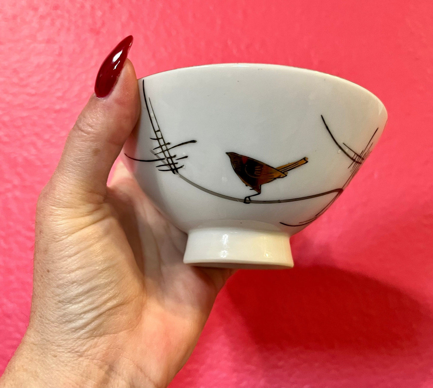 Japanese Sakura and Bird Bowl Candle ~ Gift Box ~ Present ~ Thank You ~ Holiday Gift ~ Gift Idea ~ Christmas ~ Gift ~Stocking Stuffer