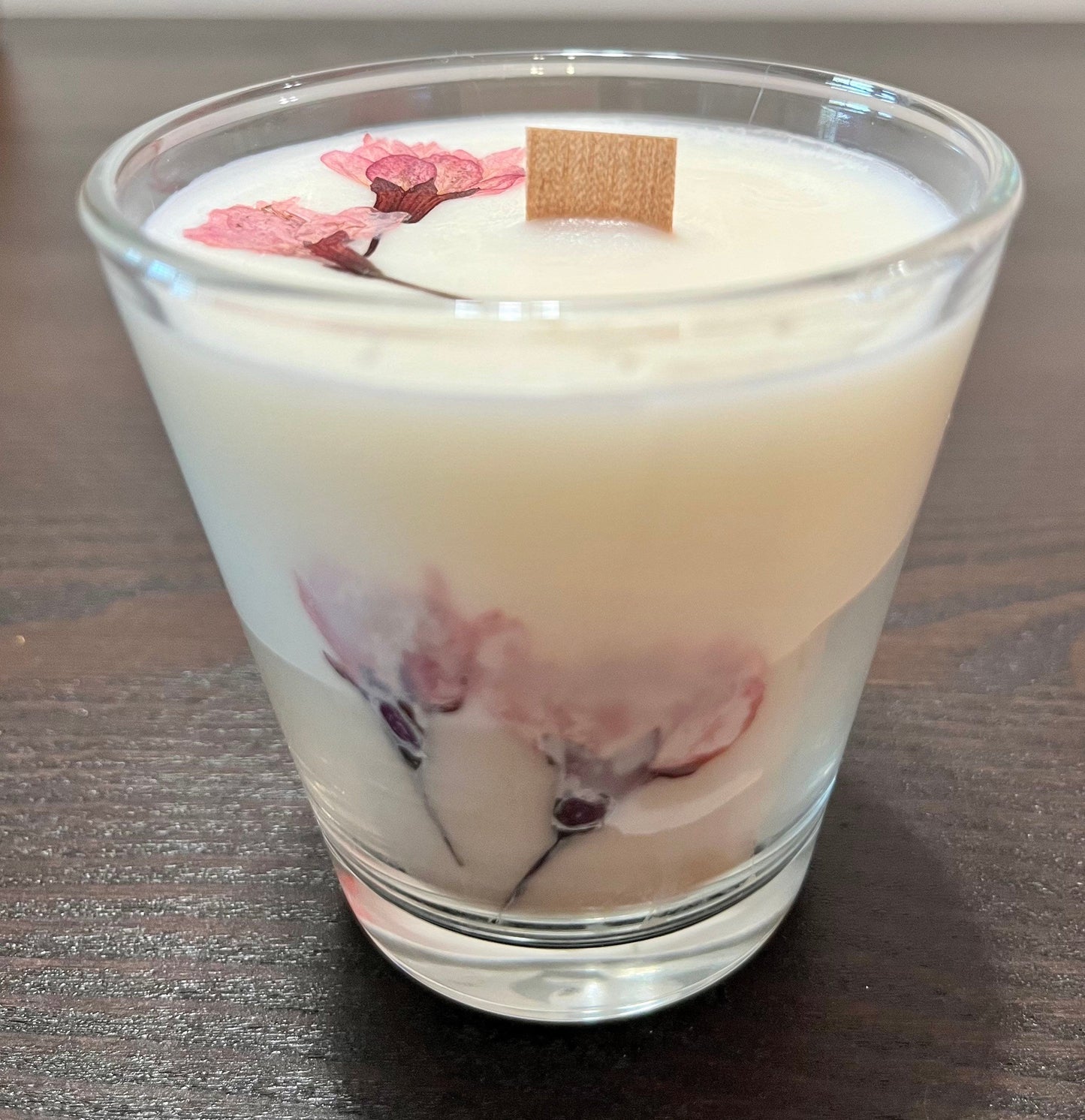 Japanese Sakura Soy Candle ~ Glass Votive ~ Gift Box ~ Present ~ Holiday Gift ~ Gift Idea ~ Christmas ~ Gift ~Stocking Stuffer